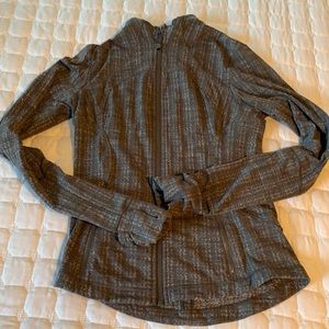 Lululemon grey zip up jacket